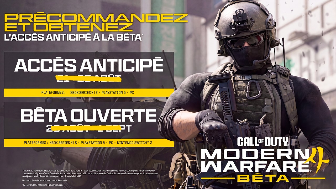 MODERN WARFARE 4: EVERYTHING YOU NEED TO KNOW ABOUT THE BETA! (BONUS, CAMO, DATES, ...)