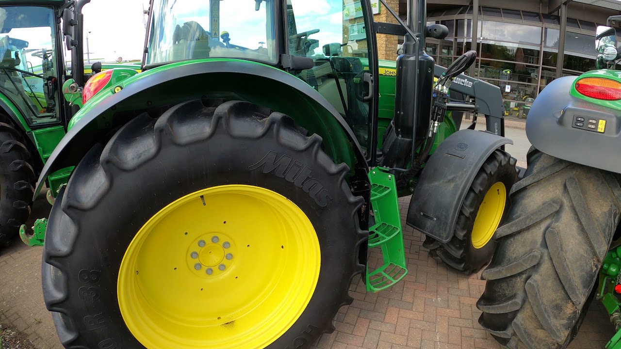 2017 John Deere 6105 RC 4.5 litre 4-Cyl Diesel Tractor  (110 HP) with Quicke Loader