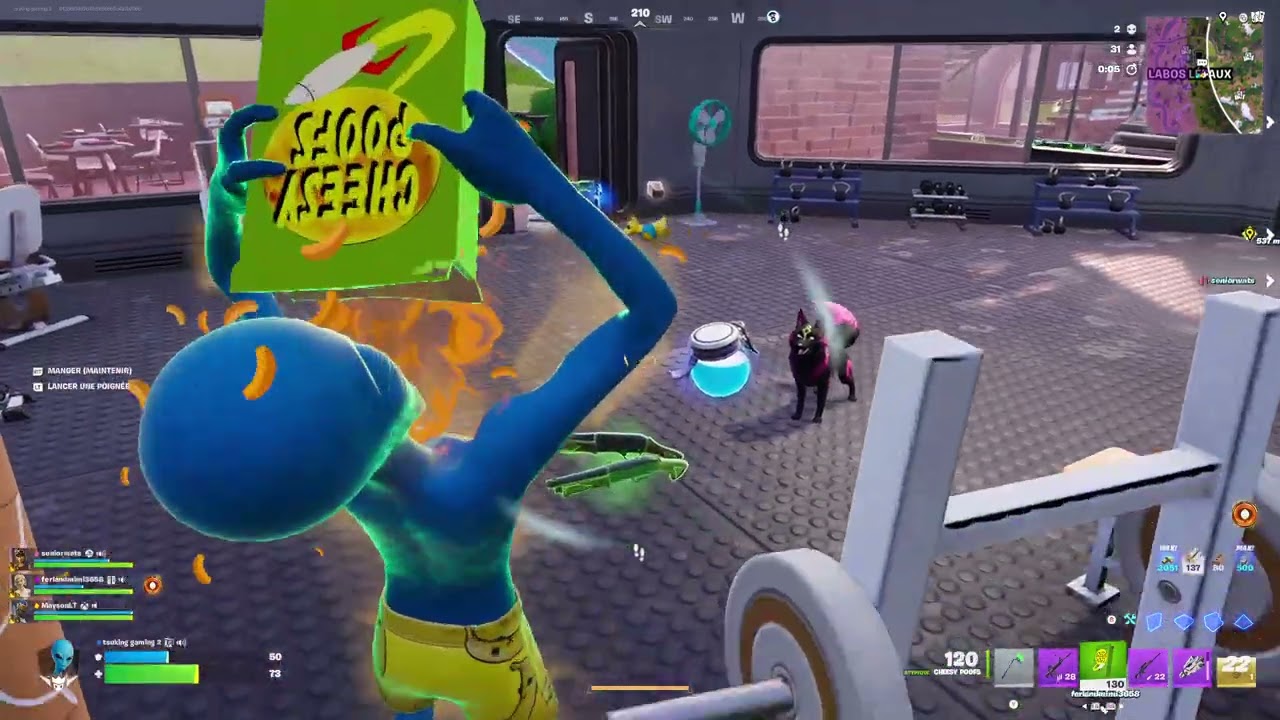 Fortnite  vidéo imprévue top 1 en étant un boss