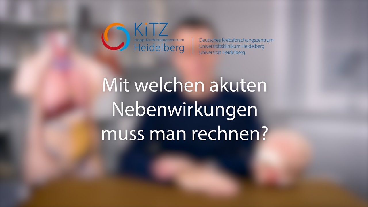 Welche Nebenwirkungen können bei Strahlentherapien auftreten? | Krebs bei Kindern klargemacht