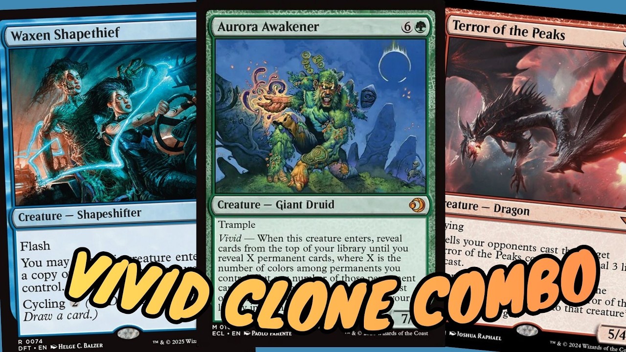 Turn 3 Wins With Vivid Clone Combo In Standard ! | MTG Arena