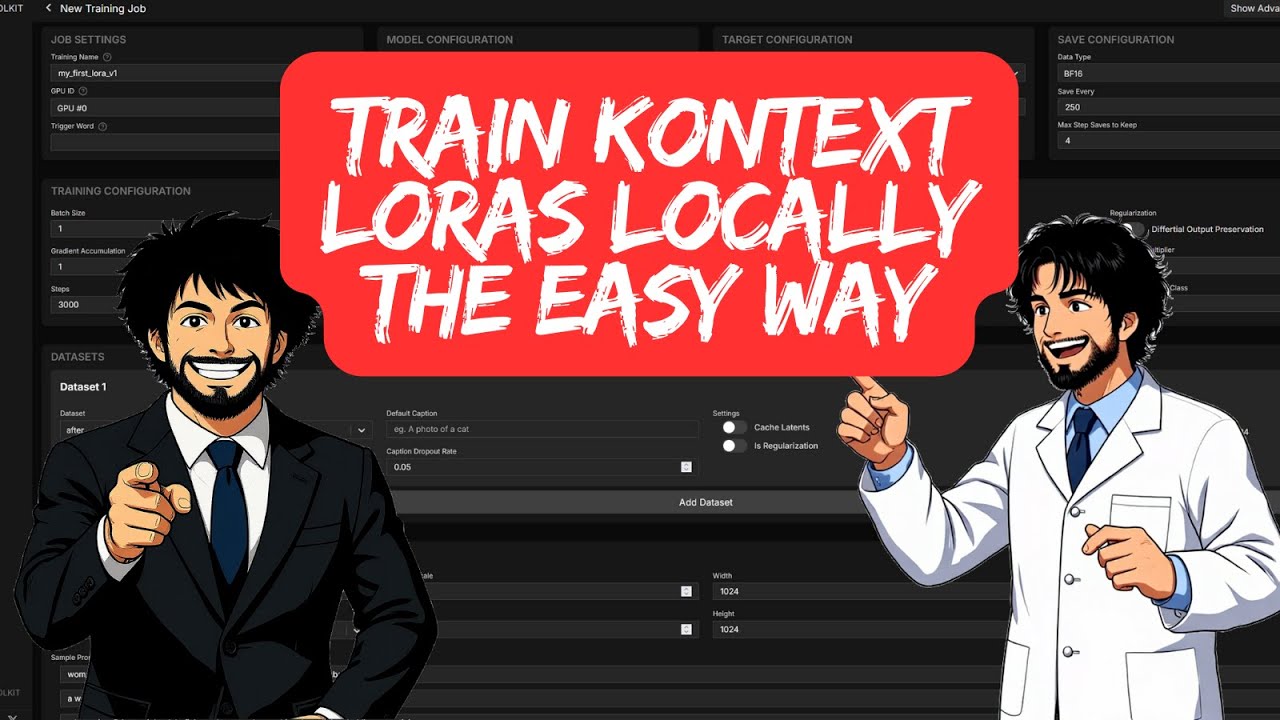 AI Toolkit - How To Train Kontext Lora Locally