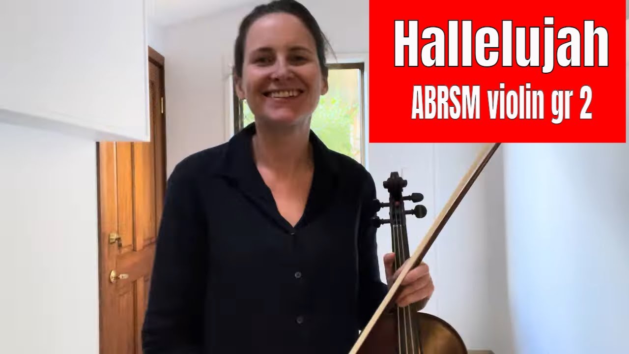 Hallelujah by Leonard Cohen  |  ABRSM violin grade 2  |  from 2024