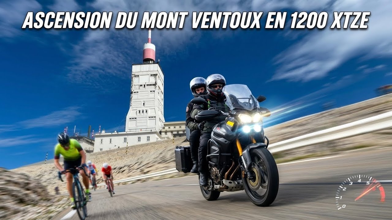 Ascension du Mont Ventoux en moto Yamaha XTZE 1200 Super Ténéré