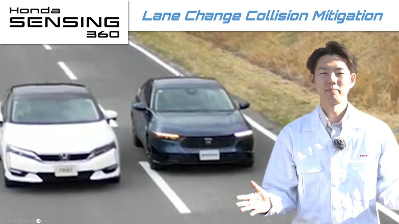 Honda SENSING 360 — система предотвращения столкновений при смене полосы движения