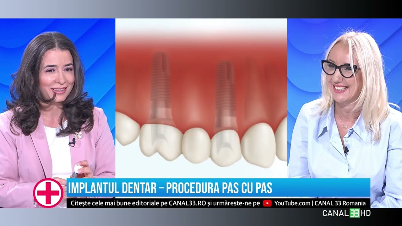 Implantul dentar - 10 lucruri pe care trebuie sa le stii! cu Elena Banciu la Apel Medical
