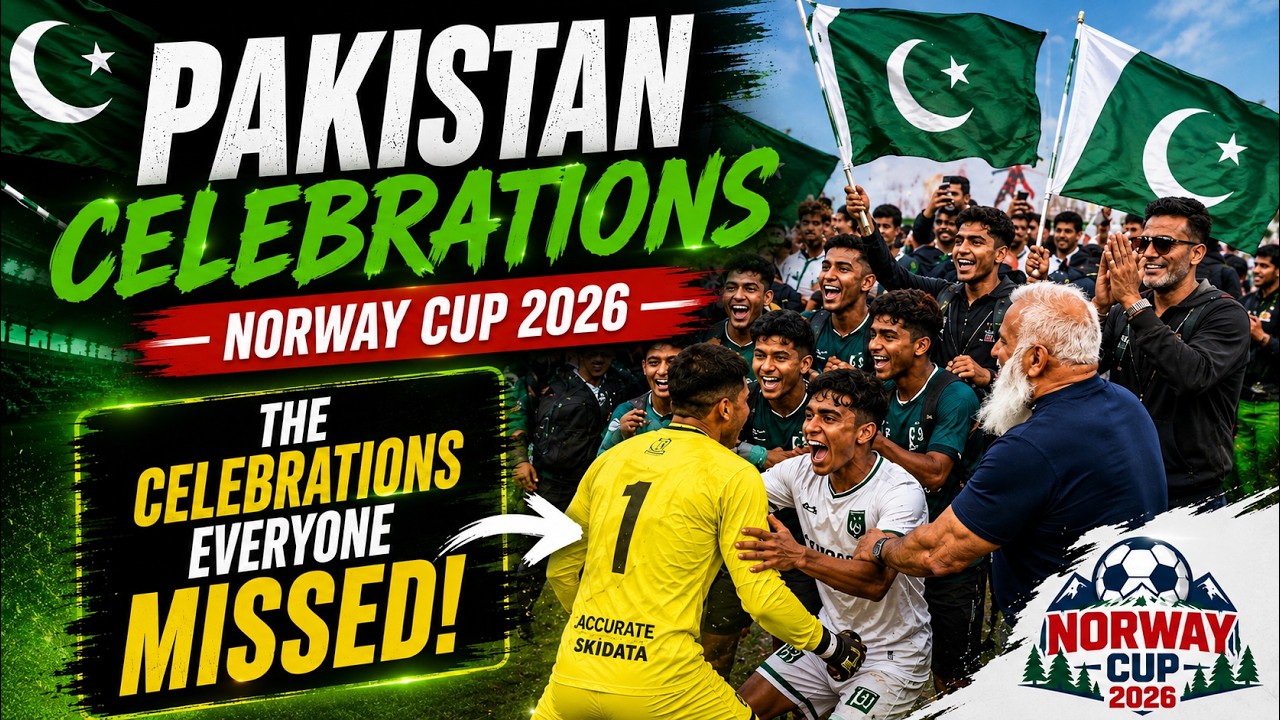 The Emotional Victory Scenes Everyone Missed | Pakistan Football Norway Cup 2026 Celebrations