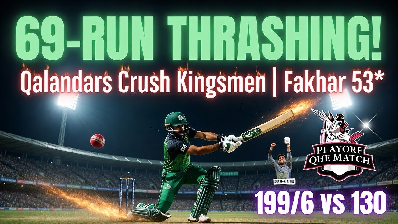 Lahore Qalandars DESTROY Hyderabad Kingsmen by 69 Runs! | PSL 2026 Opening Match Highlights