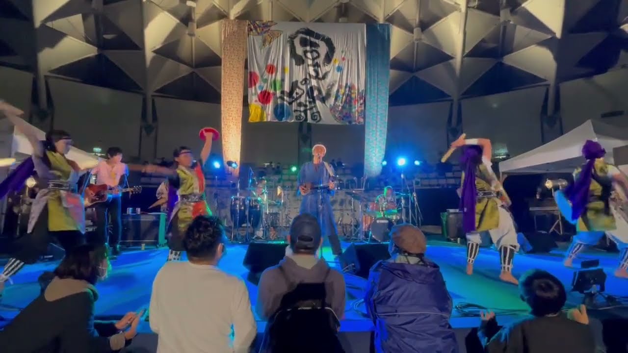 「琉球の風」byまーちゃんバンド & 風人ブドゥリ太鼓　『風人の祭2022☆結の唄』より