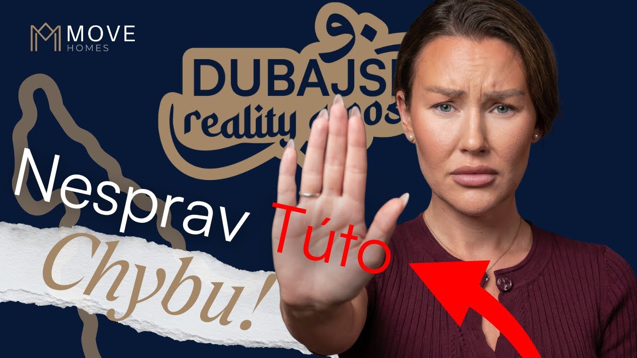 Toto by mal počuť každý, kto chce investovať v Dubaji. Dubajské Reality a Gossip #20