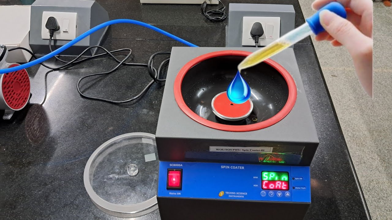 How to use Spin coater machine SC8000 | Thin film coating technology