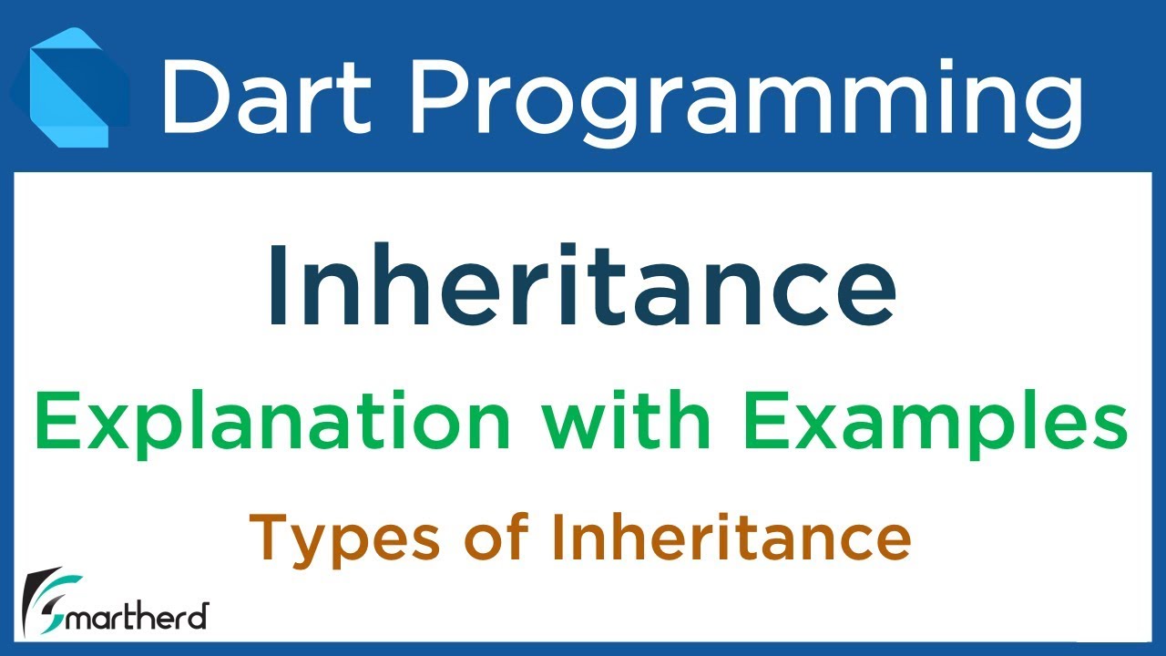 Dart INHERITANCE Explanation. Object Oriented Programming in Dart #9.2