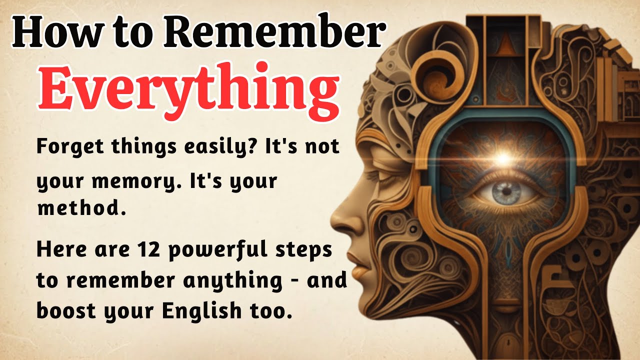How to Remember Everything - Boost Your Memory || Graded Reader ✅️