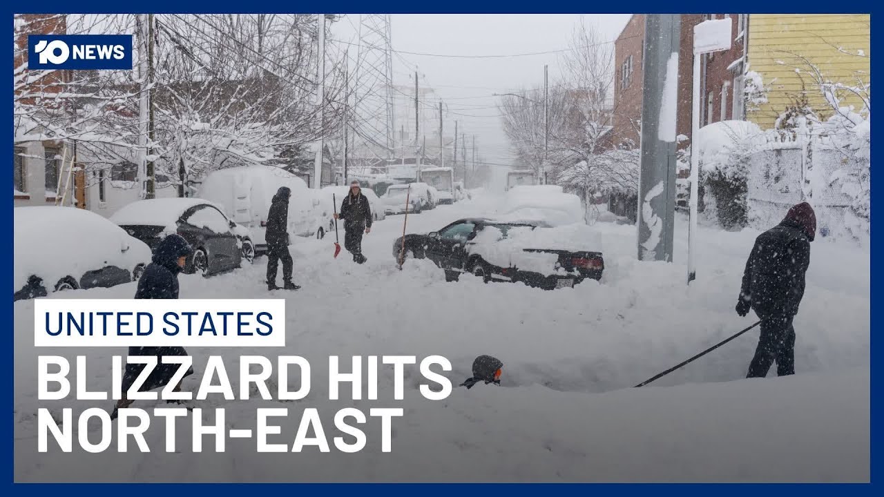 Blizzard Dumps 30cm Of Snow Across US North-East, NYC Declares State Of Emergency | 10 News