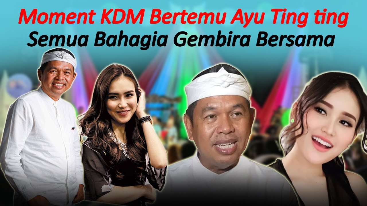 Moment KDM Ketemu Ayu Ting ting