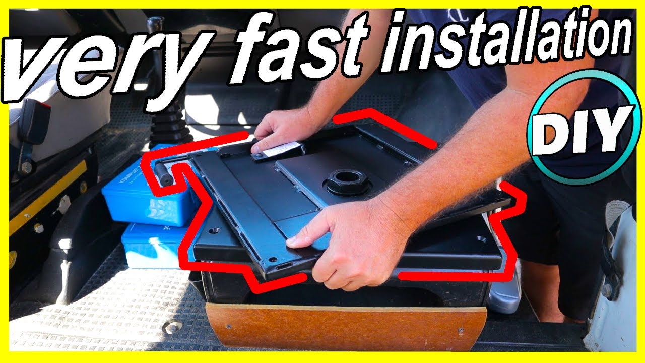 How to Install a Swivel Seat in a Campervan VW T4 TRANSPORTER