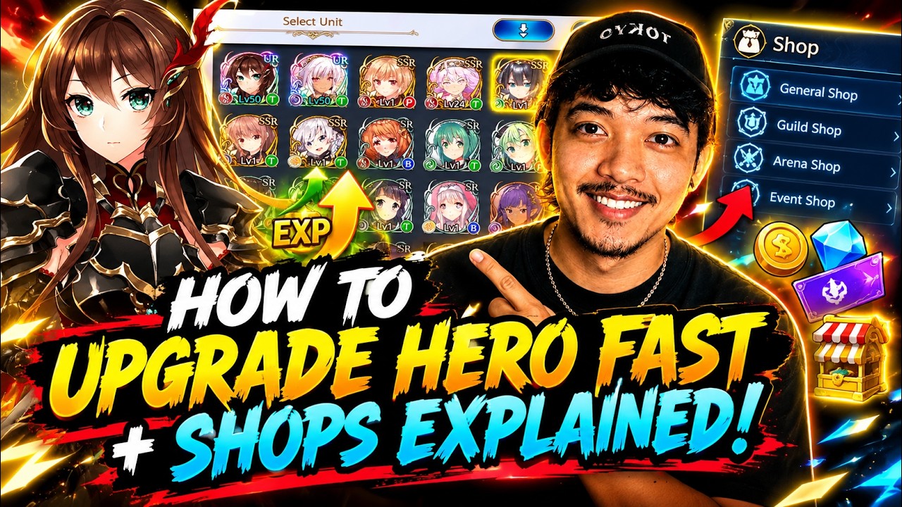 GEMINISEED: HOW TO UPGRADE HEROINES FAST + SHOPS EXPLAINED! 🔥 Beginner Guide #P2E $ONE