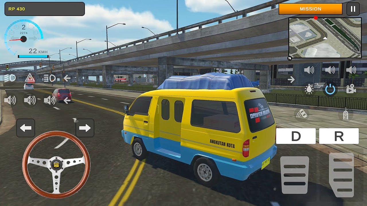 Angkot Telolet Basuri &mdash; игровой процесс для Android