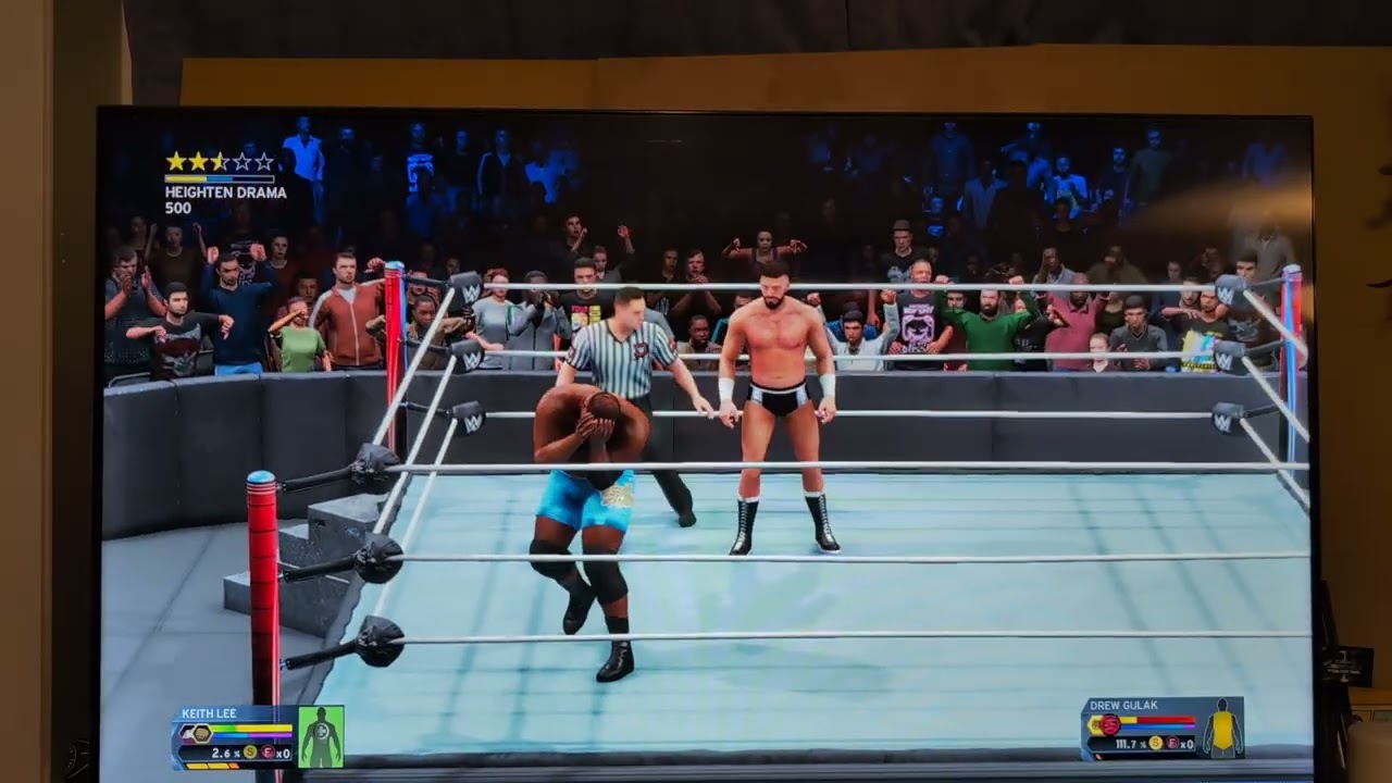 WWE 2K20 Gameplay SuperShow Down Arena Keith Lee vs Drew Gulak 