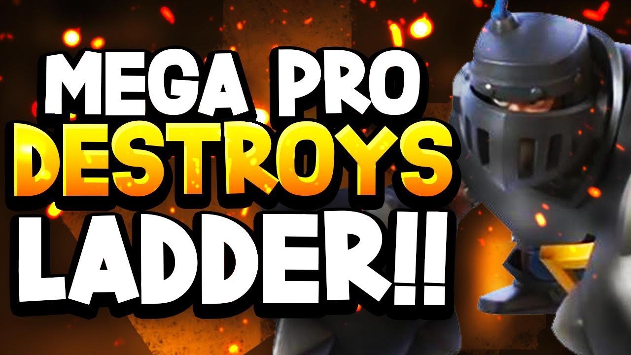 Pro DESTROYS TOP LADDER w/ MEGA KNIGHT!