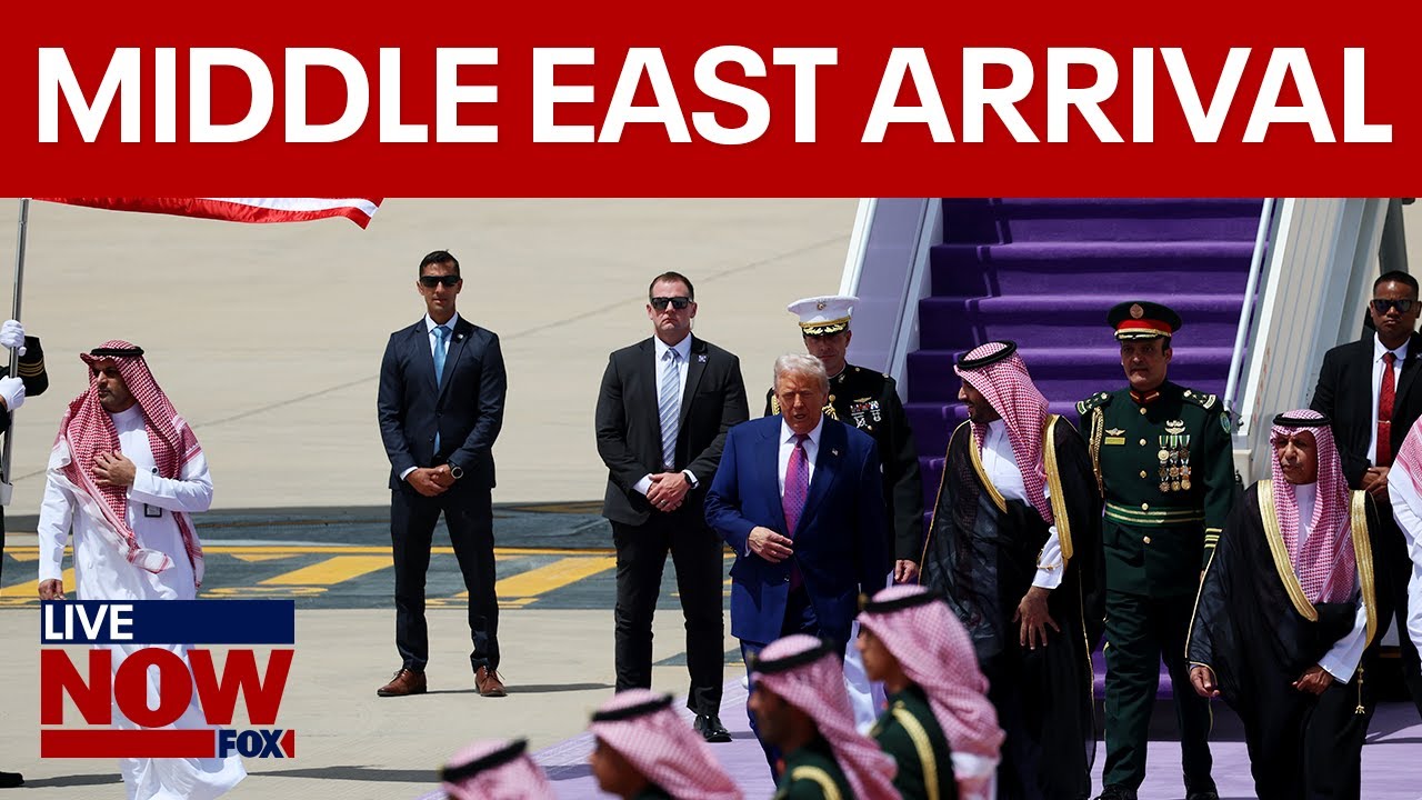 BREAKING: Trump arrives in the Middle East for nuclear weapons & peace talks