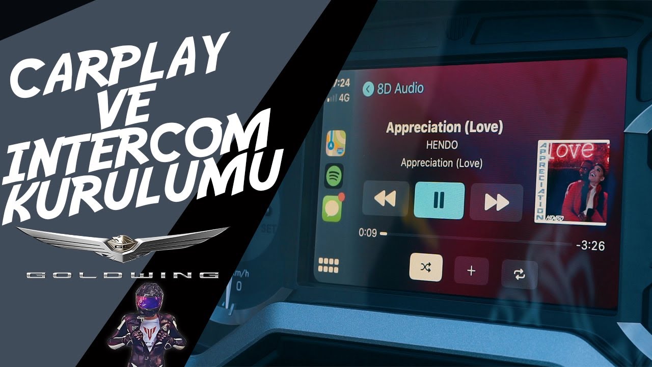 GoldWing Apple CarPlay ve Sena İntercom Kurulumu
