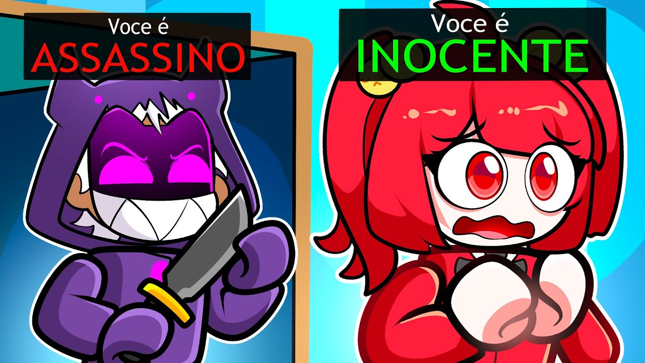 Turma da Batatinha JOGOU Murder Mistery 2 no Roblox