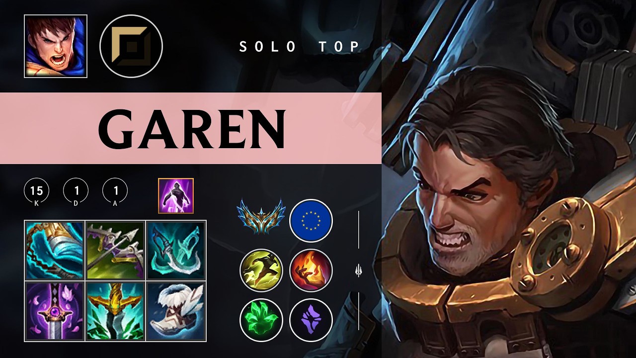 Garen Top vs Gragas - EUW Challenger Patch 26.03