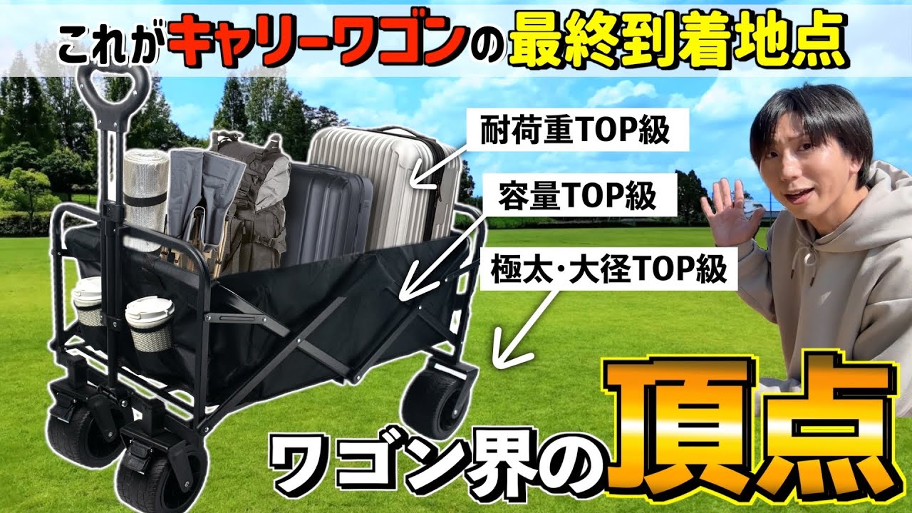 おすすめNo.１キャリーワゴンが上陸！全てが最高品質でヤバ過ぎた！