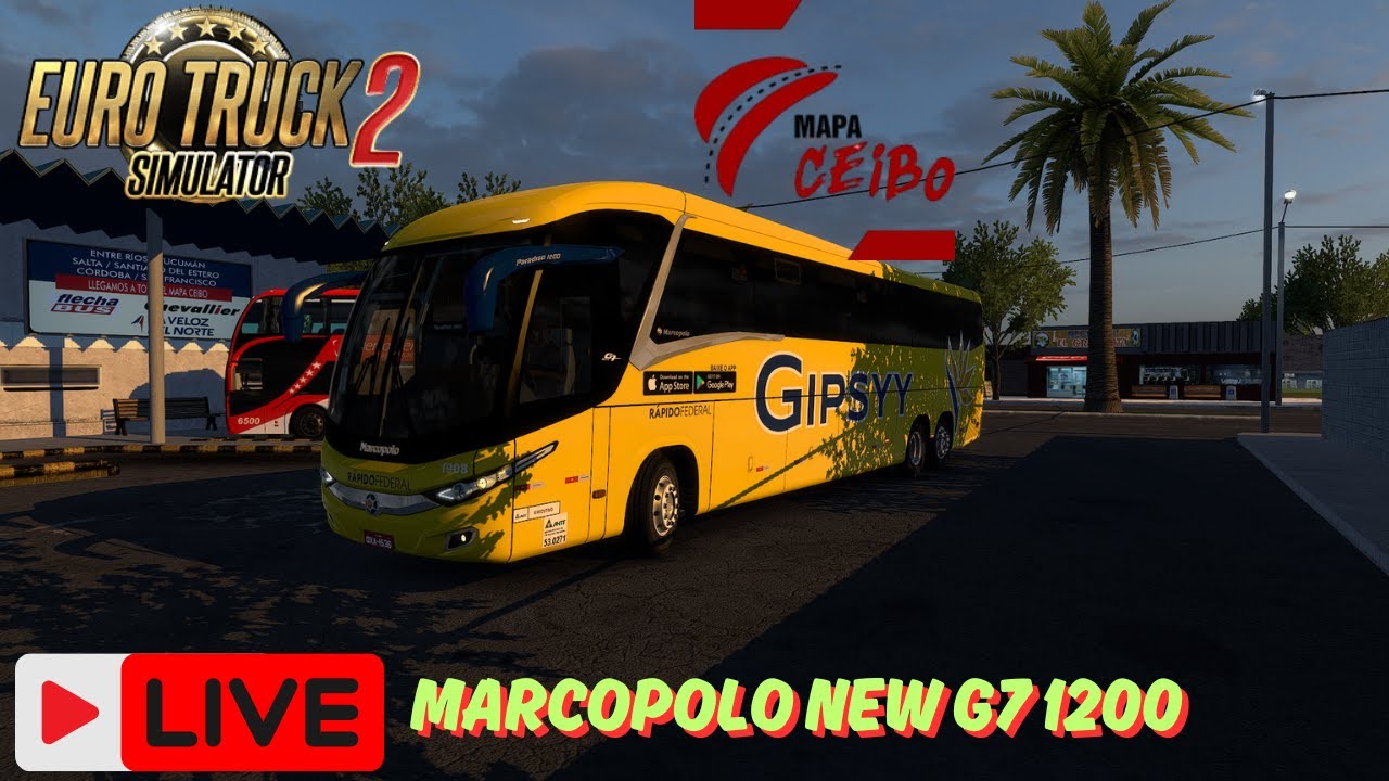 🛑LIVE AGORA🛑 - HOJE ESTAMOS DE CHOFER - NEW G7 1200 -  mapa CEIBO - EURO TRUCK SIMULATOR 2