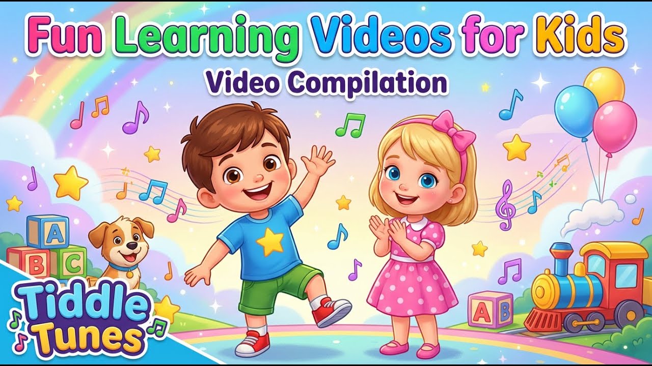 Nursery Rhyming videos Kids Songs Compilation | Fun Nursery Rhymes & Learning Songs | Tiddle Tunes