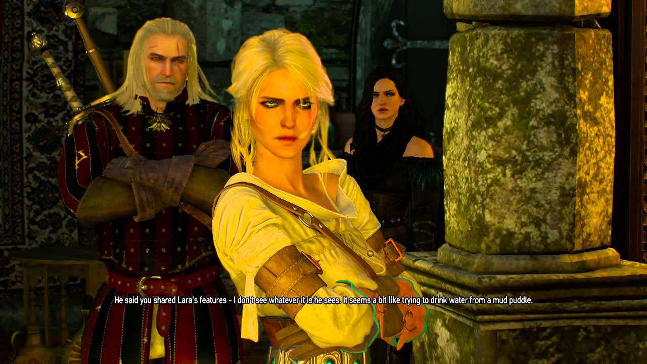 The witcher 3 : Yen Ciri Geralt  Family Time