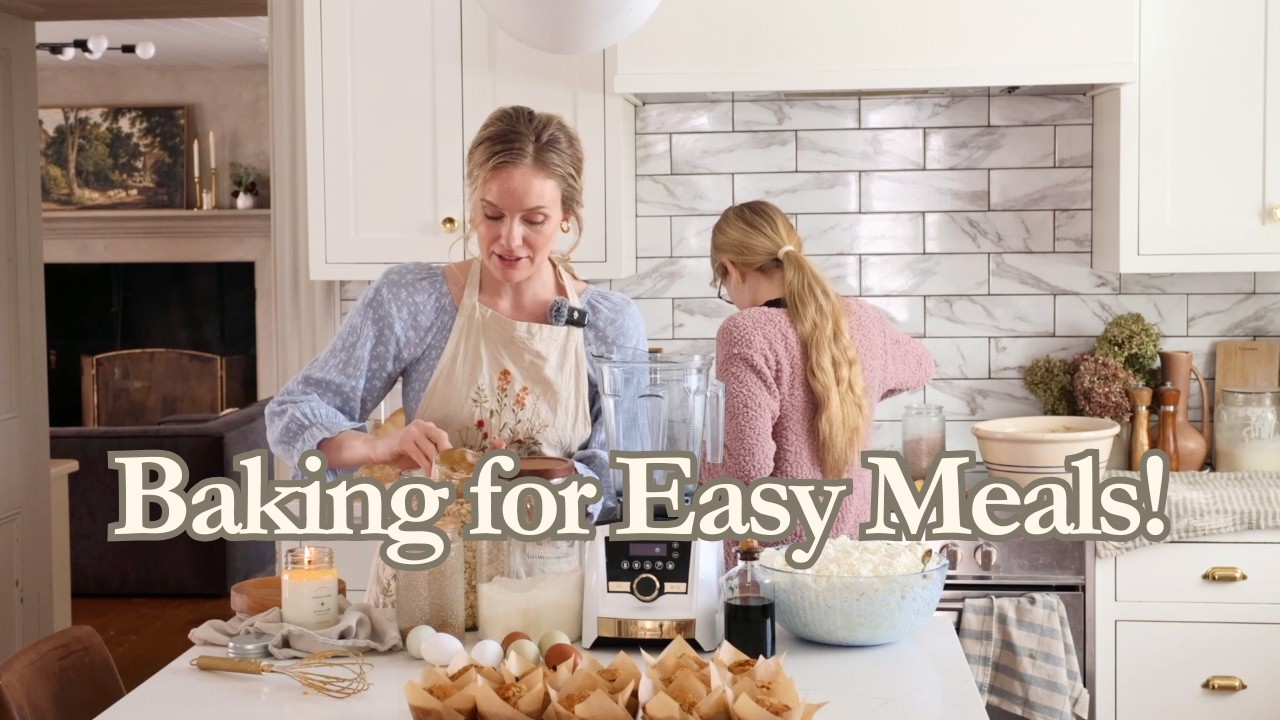 A Morning of Baking For QUICK AND EASY DINNERS!