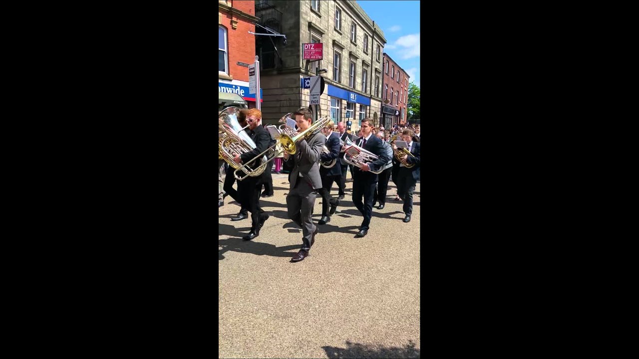 Blue Coat School Oldham Founders day March.