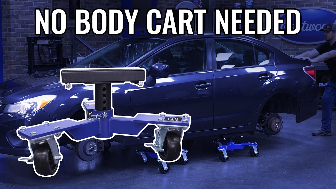 No Wheels? No Problem. | Eastwood Automotive Pinch Weld Dollies