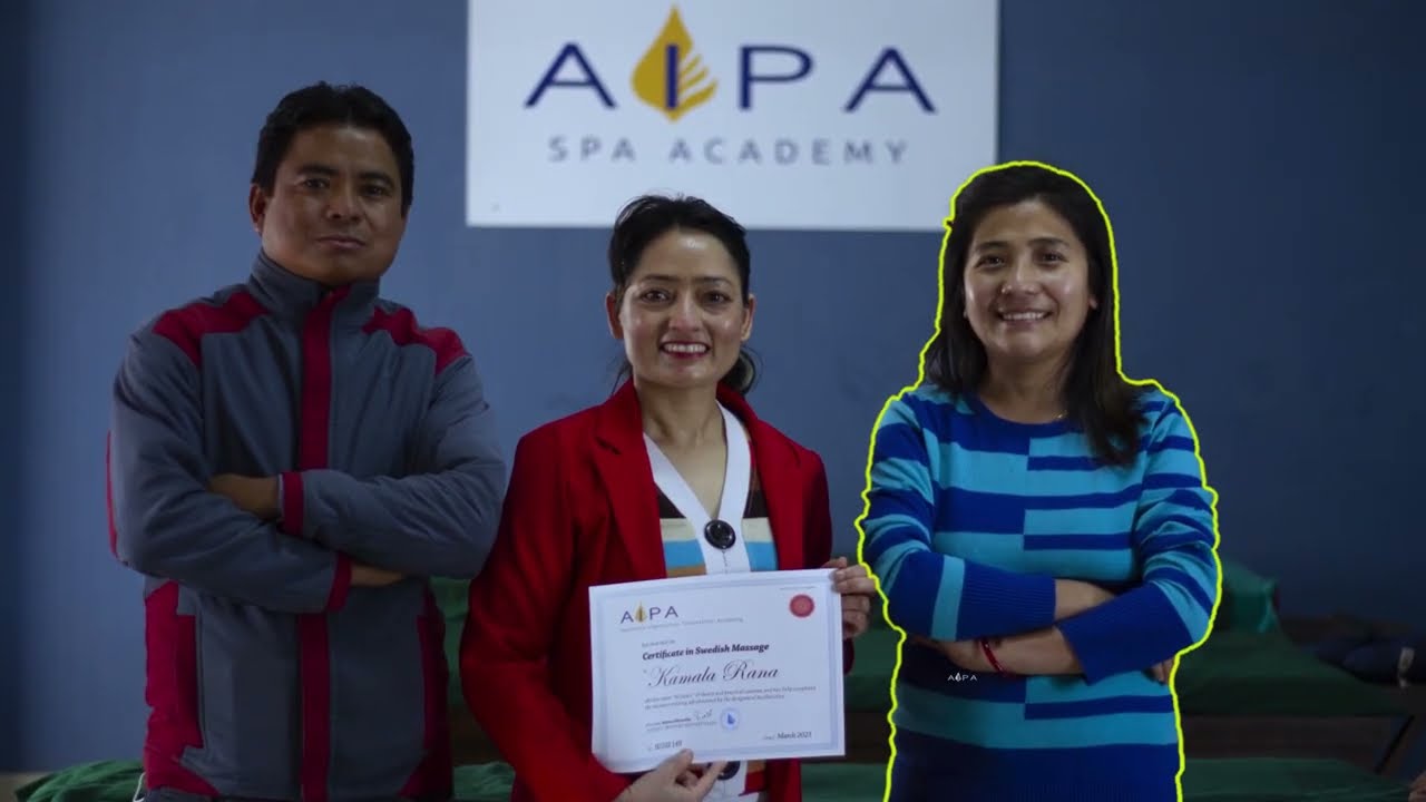 Swedish Body Massage training experience | AIPA - Nepal Spa Academy