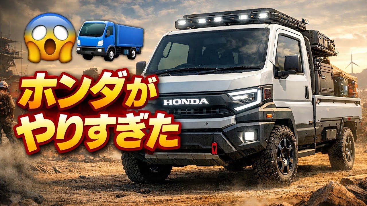 😱 軽トラは日本だけじゃなかった…！？ホンダ Acty 世界制覇計画 2026