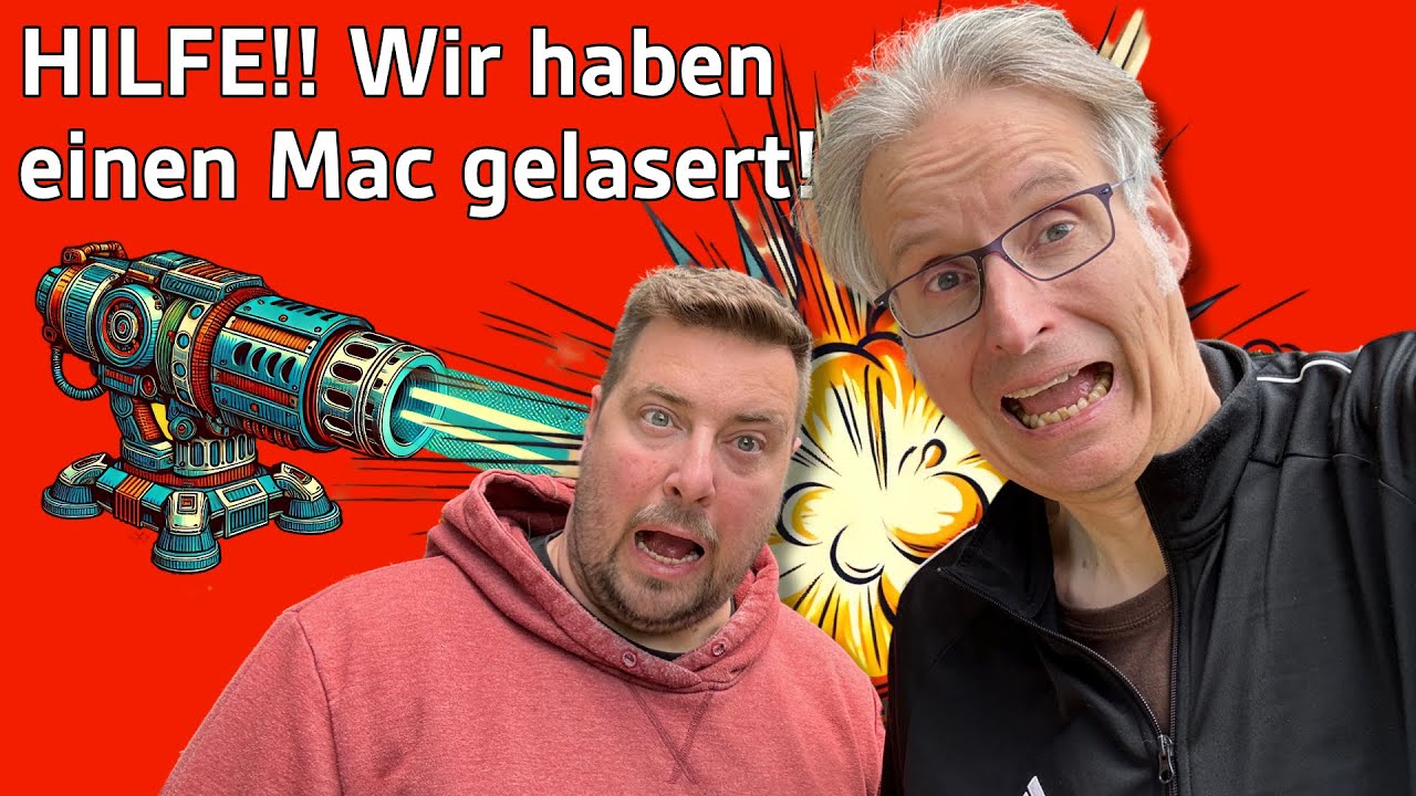 HILFE wir haben einen Mac GELASERT 💥 😎