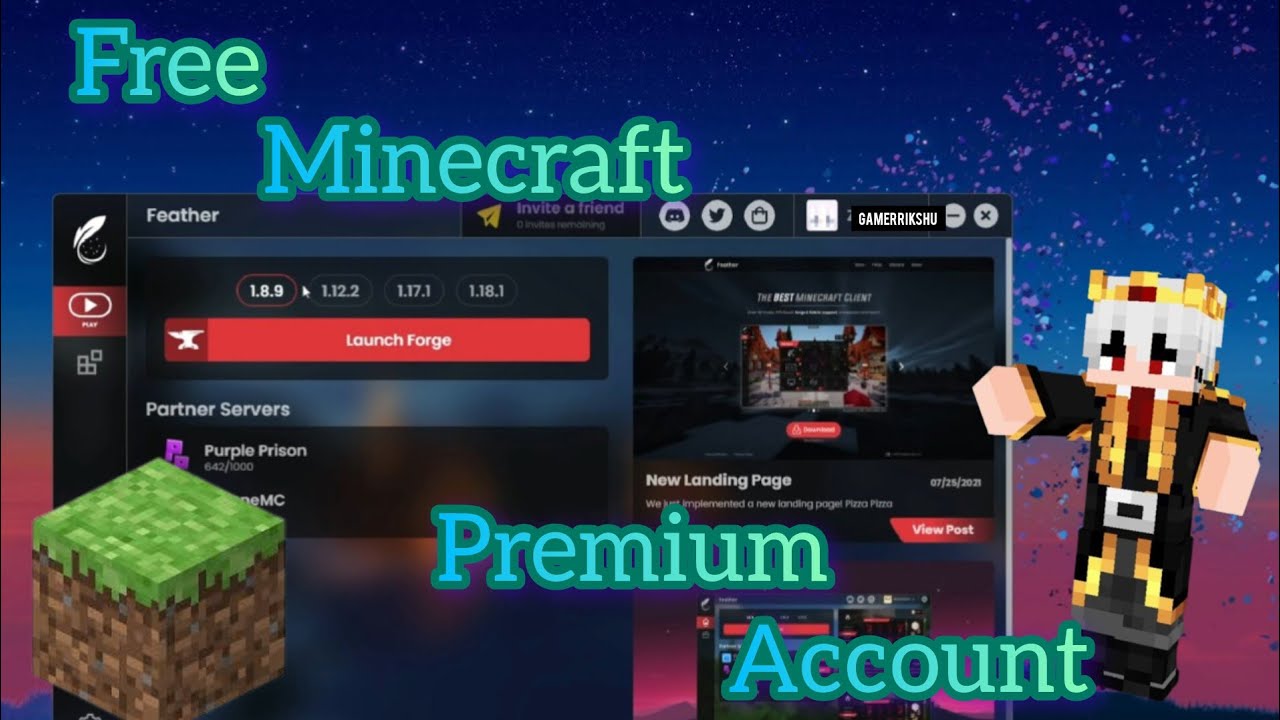 How to get free Minecraft Premium Account || 100% legit