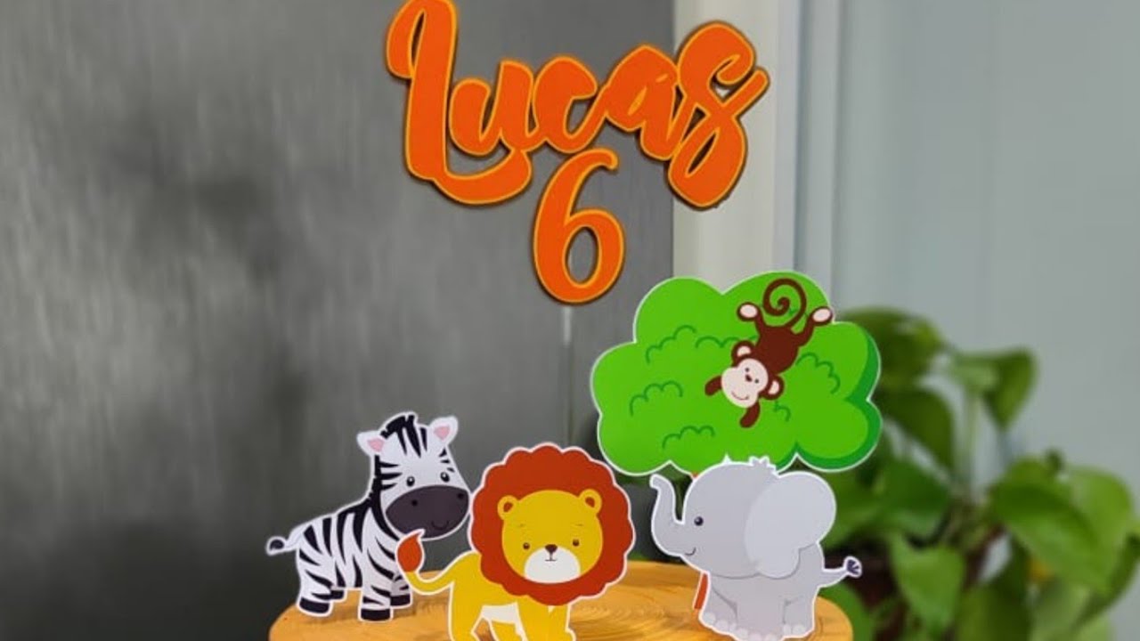 Bolo Tema Safari
