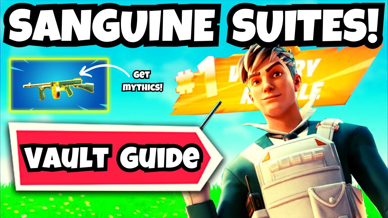 *SECRET* Sanguine Suites Vault Route!  FAST!  (Chapter 4 Season 4)