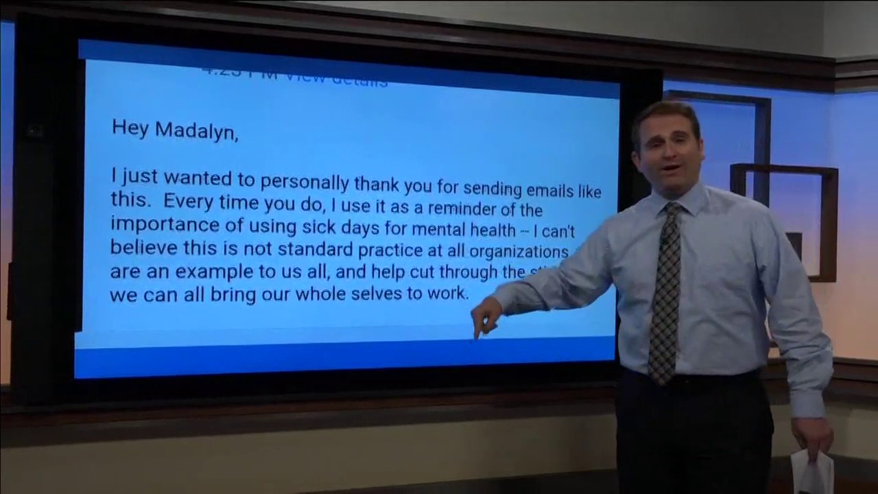 Using sick time for a 'mental health day?