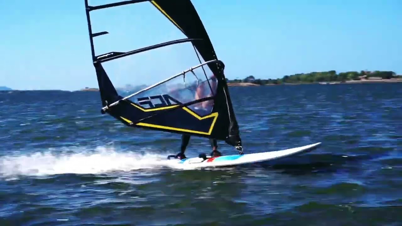 Windsurf session in Marsala (rider Daniele Giunta)