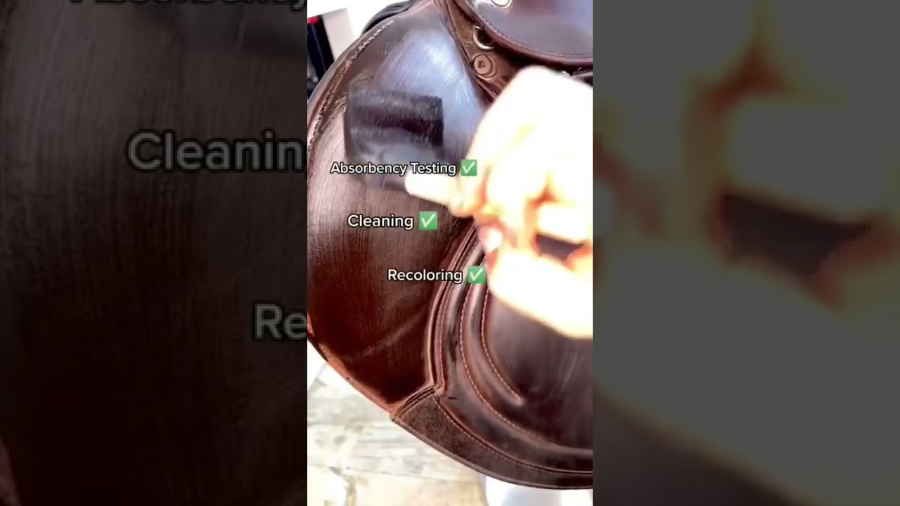 Easy & highly effective method for leather repair! 👀 