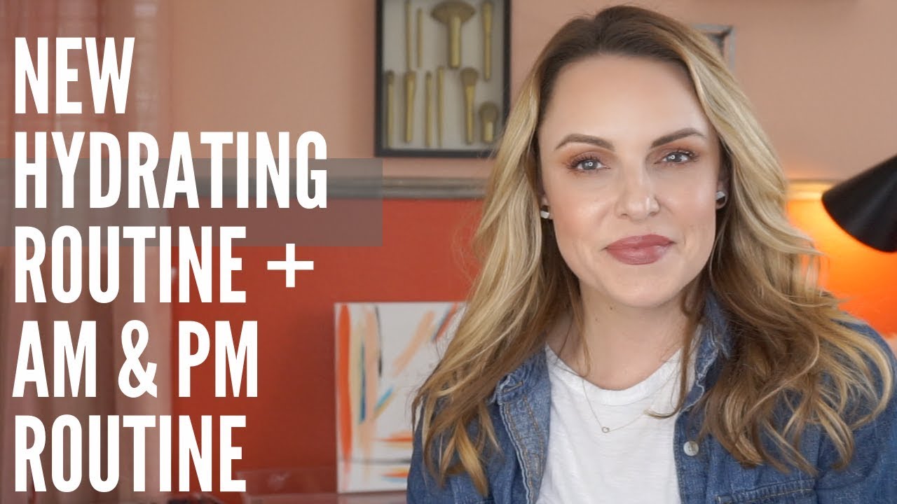 EASY HYDRATING - ANTI-AGING SKINCARE ROUTINE || UPDATED AM & PM SKINCARE + CBD