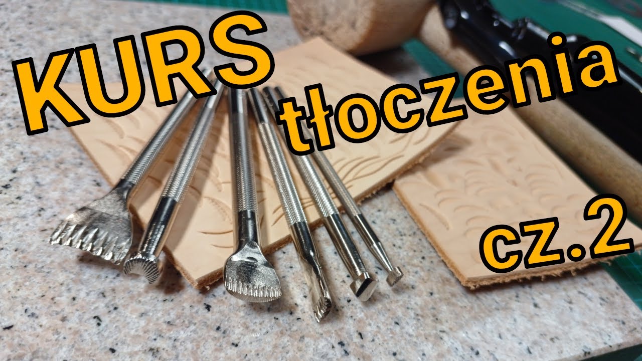 Kurs tłoczenia w skórze cz.2 - Błędy przy tłoczeniu, namaczaniu skóry / leather carving