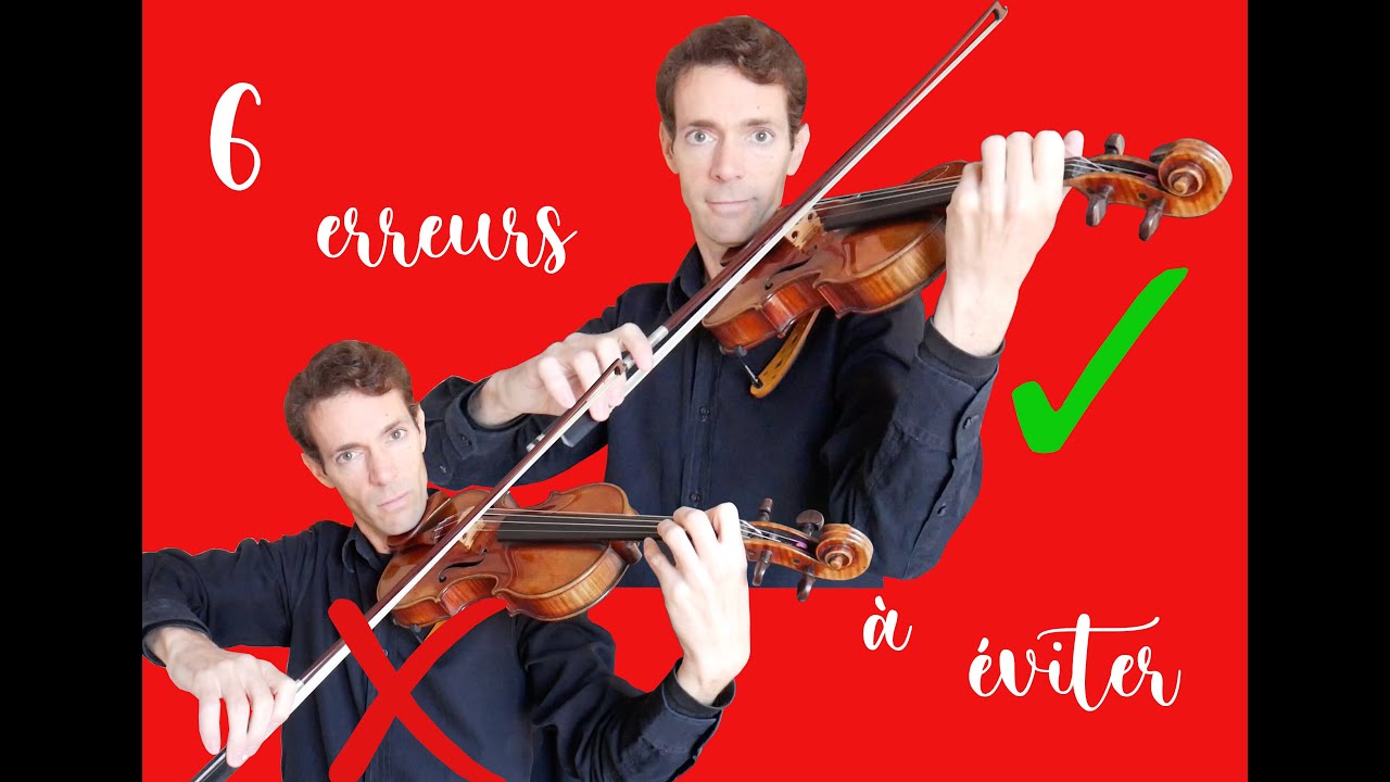 Bien Tenir son Violon - 6 ERREURS à Éviter !
