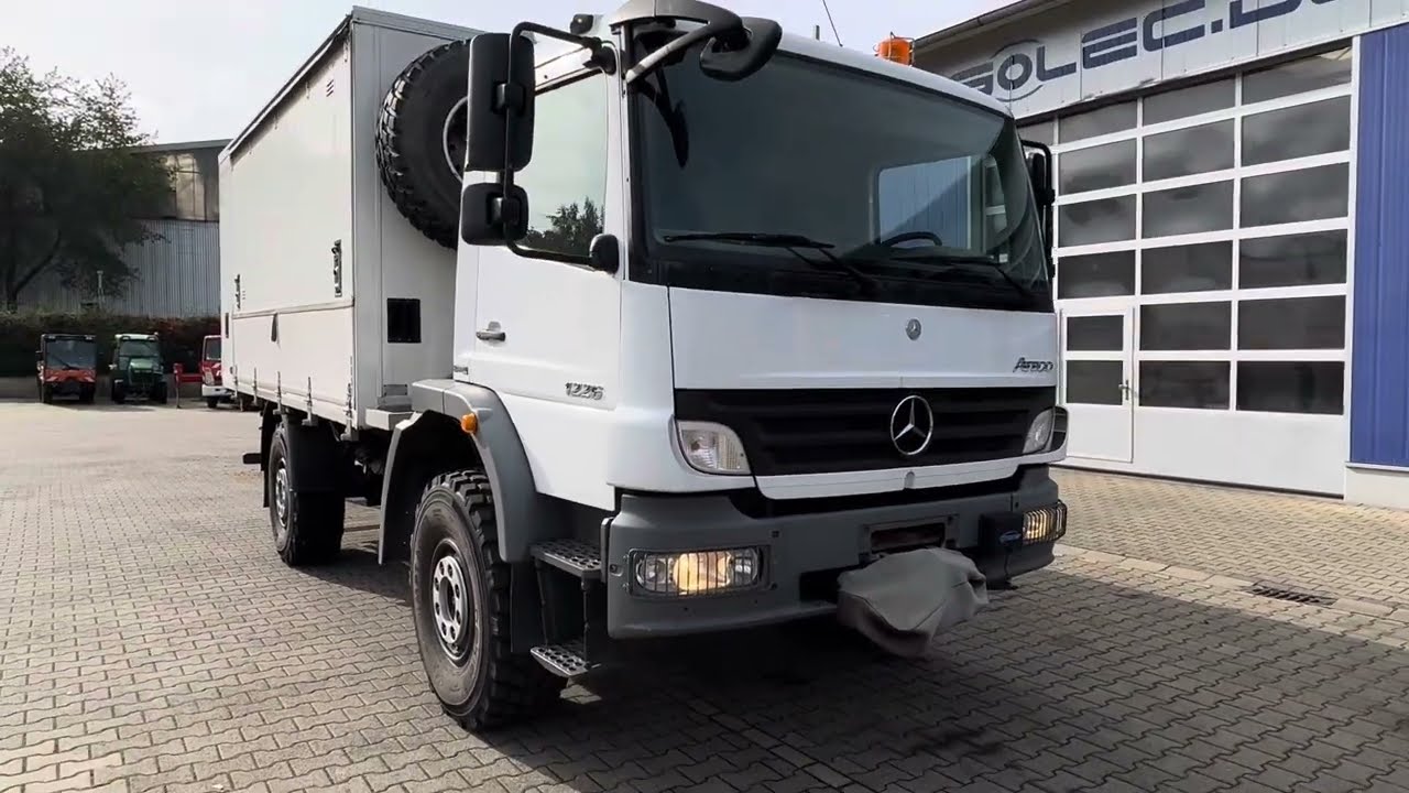 Mercedes-Benz Atego 1226 AF 4x4 Werkstatt Wohnmobil aus Baujahr 2008 - VERKAUFT