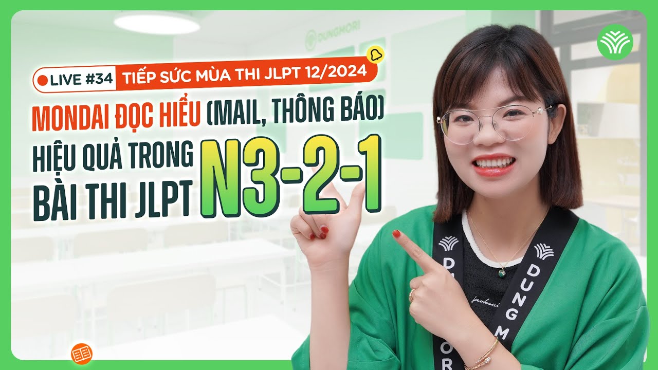 Cách làm TANBUN - ĐỌC HIỂU (MAIL, THÔNG BÁO) hiệu quả trong bài thi JLPT N3,2,1