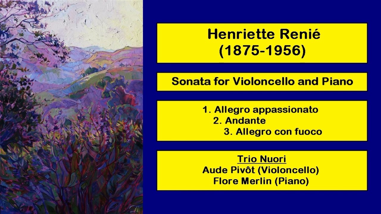Henriette Renié (1875-1956) - Sonata for Violoncello and Piano